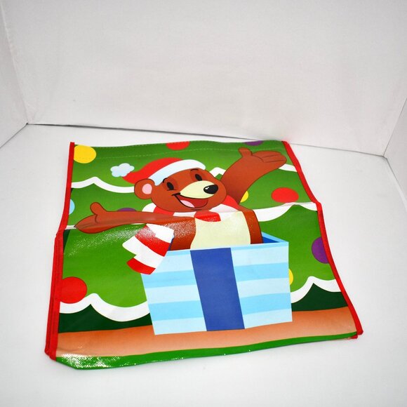 JOYIN 12 PCS 13.75 x 14 Christmas Large Tote Bags, Holiday Reusable Grocery Bags - Picture 5 of 5